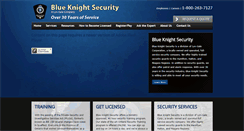 Desktop Screenshot of blueknightsecurity.ca